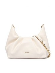 Furla Torebka Delia Mini WE00837 BX2269 CN PNN00 Biały. Białe torebki do ręki damskie Furla, bez wzorów, ze skóry, bez dodatków. Za 1,179.00 zł.