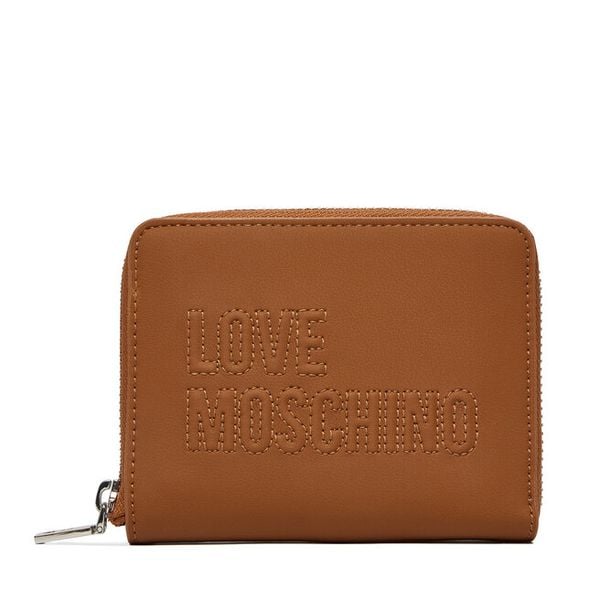 Portfel LOVE MOSCHINO. Brązowe portfele damskie Love Moschino, bez wzorów. Za 248.99 zł.