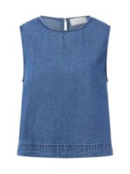 Neo Noir Bluzka damska - Svetlana Kobiety niebieski jednolity, 42. Niebieskie bluzki damskie Neo Noir, bez wzorów, bez kołnierzyka, bez ramiączek. Za 139.95 zł.