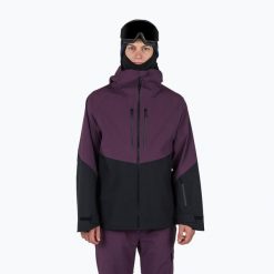 Kurtka narciarska męska Rossignol Evader. Fioletowe kurtki snowboardowe męskie Rossignol, m, bez wzorów, bez kaptura, narciarskie. Za 1,399.00 zł.