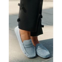 Zamszowe Mokasyny Damskie Big Star RR274943 Niebieskie. Niebieskie mokasyny damskie z zamszu, eleganckie. Za 279.90 zł.