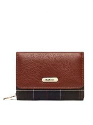 Barbour Portfel LLG0036BR11 Brązowy. Brązowe portfele damskie Barbour, bez wzorów, z materiału. Za 339.99 zł.