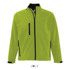 Windbreaker Sol's Relax. Zielone kurtki męskie SOL'S, m, bez wzorów, bez kaptura. W wyprzedaży za 225.35 zł.