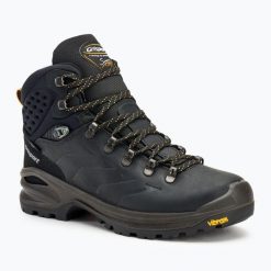 Buty trekkingowe męskie Grisport 15203DV44G. Czarne trekkingi męskie Grisport, przed kolano, trekkingowe. Za 459.99 zł.
