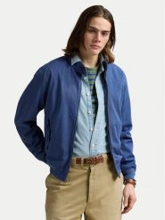 Polo Ralph Lauren Wiatrówka 710970569001 Niebieski Regular Fit. Niebieskie kurtki męskie Polo Ralph Lauren, l, bez wzorów, z bawełny, bez kaptura. Za 1,699.00 zł.
