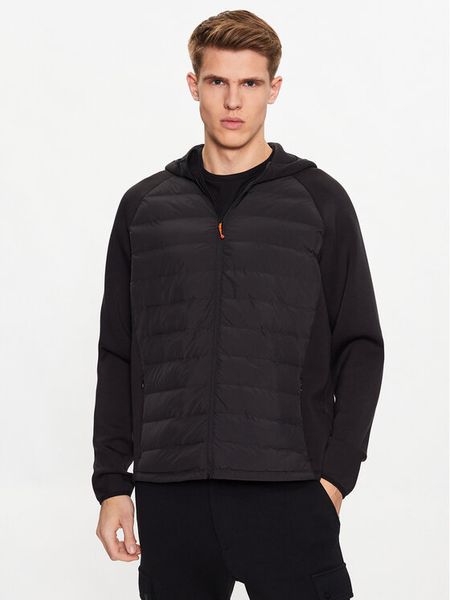 Wrangler Kurtka przejściowa Athletic Hybrid WA4MY3101 112324777 Czarny Regular Fit. Czarne kurtki męskie Wrangler, l, bez wzorów, z wiskozy, bez kaptura. Za 289.99 zł.