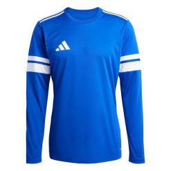 Adidas Sport Squa25 Jsy Lm Koszulka Dorosłych. Niebieskie koszulki sportowe męskie Adidas, s, bez wzorów, bez kołnierzyka, bez ramiączek, do piłki nożnej. Za 78.00 zł.