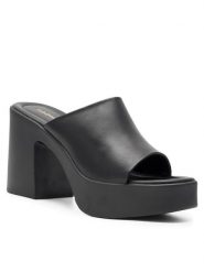 DeeZee Klapki H85819-1 Czarny. Czarne klapki damskie DeeZee, bez wzorów, z syntetyku, bez obcasa. Za 73.99 zł.