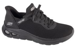 Buty sportowe Sneakersy damskie, Slip-Ins: Bobs Sport Unity. Czarne obuwie sportowe damskie Skechers, bez wzorów, z materiału, trekkingowe. Za 327.40 zł.