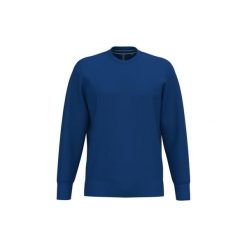 Bluza z okrągłym dekoltem Kariban. Niebieskie bluzy męskie KARIBAN, m, bez wzorów, bez kaptura. Za 175.50 zł.