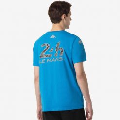 T-shirt Kappa Kama 24H Le Mans. Niebieskie buty sportowe męskie Kappa, bez zapięcia, rowerowe. Za 191.65 zł.