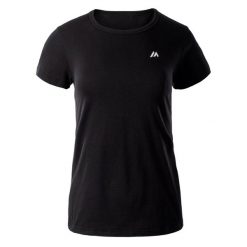 Koszulka Mando Dla Kobiet. Czarne koszulki sportowe damskie MARTES ESSENTIALS, l, bez wzorów, z bawełny, bez kołnierzyka, bez ramiączek, na fitness i siłownię. Za 43.99 zł.