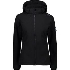 Kurtka softshell damska CMP Wilma Jacket Zip Hood. Czarne kurtki damskie CMP, l, bez wzorów, z softshellu, bez kaptura. Za 303.99 zł.