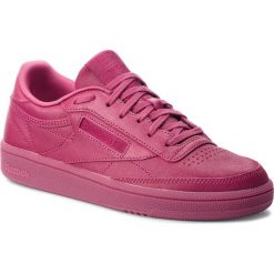 Buty Reebok - Club C 85 CN3733 Twisted Berry/White. Czerwone obuwie sportowe damskie Reebok, bez wzorów, z materiału, bez obcasa, na płaskiej podeszwie, bez zapięcia. W wyprzedaży za 279.00 zł.