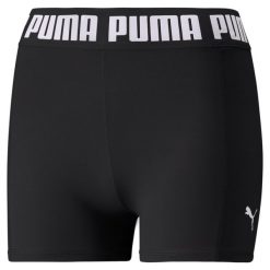Spodenki fitness damskie PUMA Train Puma Strong 3" Tight. Czarne obuwie sportowe damskie Puma, l, bez wzorów, sportowe, na fitness i siłownię. Za 139.00 zł.