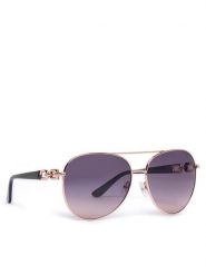 Guess Okulary przeciwsłoneczne GU00158 Czarny. Czarne okulary przeciwsłoneczne damskie Guess. Za 299.99 zł.