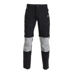 Spodnie turystyczne Joma Explorer V. Czarne spodnie sportowe męskie Joma, l, bez wzorów, z materiału, trekkingowe. Za 162.00 zł.