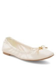 Nine West Baleriny WFA2617-1 Écru. Baleriny damskie Nine West, bez wzorów, ze skóry, bez obcasa. Za 159.99 zł.