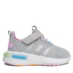 Sneakersy adidas. Czerwone trampki i tenisówki chłopięce Adidas, bez wzorów, bez zapięcia. Za 179.99 zł.