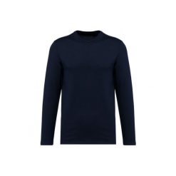 Koszulka z długim rękawem Suprima z okrągłym dekoltem Kariban Premium. Niebieskie bluzki z długim rękawem męskie KARIBAN, m, bez wzorów, z bawełny, bez kołnierzyka. Za 150.00 zł.