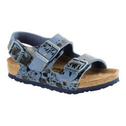Sandały w kolorze niebieskim. Sandały chłopięce marki Birkenstock. W wyprzedaży za 179.95 zł.