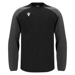 Treningowy top Macron Granite Contact. Czarne koszulki sportowe męskie Macron, bez wzorów, bez kołnierzyka, bez ramiączek. Za 406.00 zł.