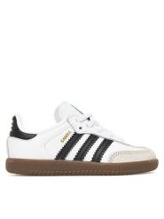 Adidas Sneakersy Samba Og IE3679 Biały. Białe buty sportowe dziewczęce Adidas, bez wzorów, ze skóry, bez zapięcia. Za 209.99 zł.