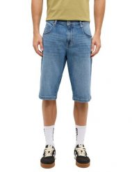 Męskie Szorty Jeansowe Mustang Style Denim Bermuda Denim Blue 1017459 5000 303. Niebieskie szorty męskie Mustang, m, bez wzorów, z denimu. Za 149.99 zł.