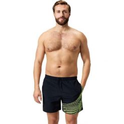 Męskie Spodenki Kąpielowe Z Logo Medley. Czarne kąpielówki męskie Speedo, m, bez wzorów, z materiału. Za 173.99 zł.