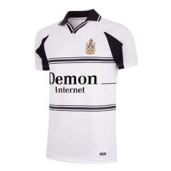 Koszulka retro piłkarska dla dorosłych - Fulham FC 1999-00 - Biały. Białe koszulki sportowe męskie COPA FOOTBALL, bez wzorów, bez kołnierzyka, bez ramiączek, do piłki nożnej. Za 340.84 zł.