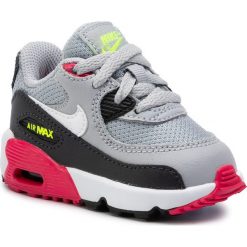 Buty NIKE - Air Max 90 Mesh Bt 833422 027 Wolf Grey/White/Rush Pink/Volt. Półbuty dziewczęce Nike. W wyprzedaży za 209.00 zł.