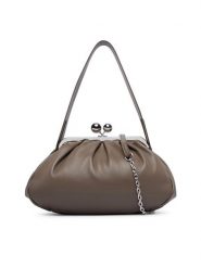 Weekend Max Mara Torebka Cubico 2625516124600 Khaki. Brązowe torebki do ręki damskie Weekend Max Mara, bez wzorów, ze skóry, wizytowe, bez dodatków. Za 1,839.00 zł.
