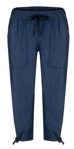 Damskie spodnie 3/4 Loap Nicoho Blue. Niebieskie spodnie materiałowe damskie ÀLG, s, z aplikacjami, z bawełny. Za 177.99 zł.