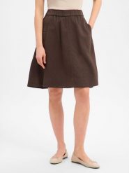 Marc O'Polo spódnica midi z lnu Kobiety Bawełna brązowy, 38. Brązowe spódnice damskie Marc O'Polo, uniwersalny, bez wzorów, z bawełny, midi. Za 479.95 zł.