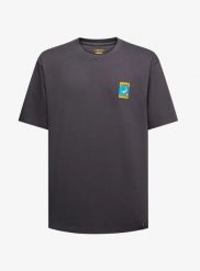 Koszulka bawełniana męska La Sportiva Moon Patch T-Shirt. Szare t-shirty męskie La Sportiva, m, z aplikacjami, z bawełny, bez kołnierzyka. Za 219.99 zł.