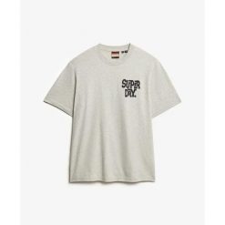 Luźny T-shirt Superdry Outdoor Narrative. Szare t-shirty męskie Superdry., xl, bez wzorów, eleganckie, bez kołnierzyka. Za 155.80 zł.