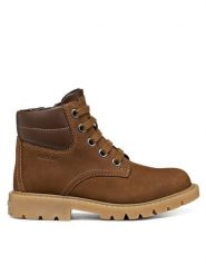 Geox Trapery J Shaylax Boy J16FAB 032BC CS66R S Brązowy. Brązowe buty zimowe chłopięce Geox, bez wzorów, z nubiku, bez zapięcia. Za 319.99 zł.