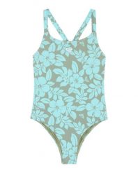 Jednoczęściowy strój kąpielowy dla Dziewczynki ROXY SPIRIT Zielony. Zielone stroje kąpielowe dla dziewczynek Roxy, bez wzorów, z elastanu. Za 189.99 zł.
