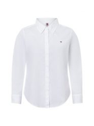 Tommy Hilfiger Bluzka Kobiety Bawełna biały, 34. Białe bluzki damskie Tommy Hilfiger, bez wzorów, z bawełny, klasyczne, bez kołnierzyka, bez ramiączek. Za 399.95 zł.