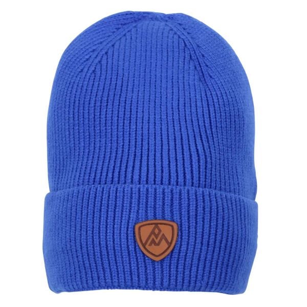 Czapka Peak Mountain Maitre. Niebieskie czapki i kapelusze męskie Peak Mountain, na zimę, bez wzorów, z materiału, eleganckie. Za 89.00 zł.