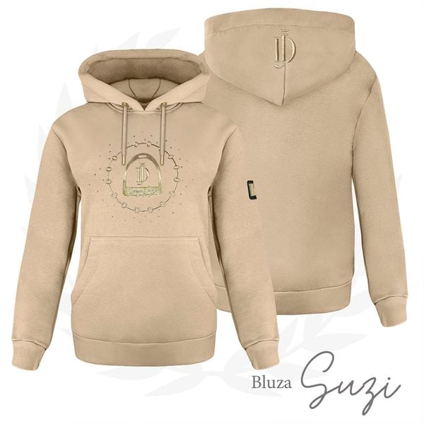 Bluza z kapturem jeździecka JD ATTACK Suzie. Bluzy damskie JD ATTACK, na lato, l, bez wzorów, z bawełny, z kapturem. Za 139.99 zł.