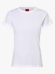 HUGO T-shirt Kobiety Bawełna biały, S. Białe t-shirty damskie Hugo, s, bez wzorów, z bawełny, bez kołnierzyka. Za 239.95 zł.