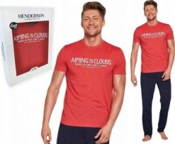 Henderson HENDERSON piżama męska krótki rękaw długie spodnie M. Piżamy męskie Henderson, m, bez wzorów, bez ramiączek, długie. Za 89.99 zł.