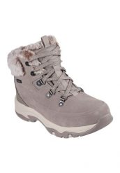 Damskie buty trekkingowe Skechers Trego Snow Worries. Brązowe trekkingi damskie Skechers, trekkingowe. Za 375.50 zł.