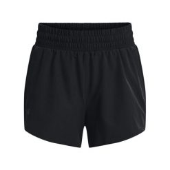 Damskie Szorty z tkaniny 3 w 1 Under Armour Flex. Czarne obuwie sportowe damskie Under Armour, bez wzorów, z tkaniny, sportowe, na fitness i siłownię. Za 222.50 zł.