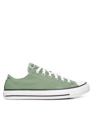 Converse Trampki Chuck Taylor All Star Mini Flowers A14982C Zielony. Zielone trampki i tenisówki damskie Converse, bez wzorów, z materiału, retro, bez zapięcia. Za 249.99 zł.