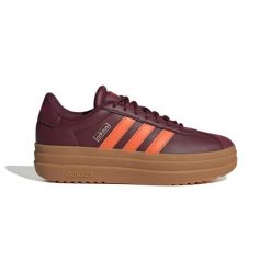 Sneakersy damscy adidas VL court. Brązowe obuwie sportowe damskie Adidas, bez wzorów, ze skóry, trekkingowe. Za 342.00 zł.