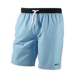 Spodenki kąpielowe beco turkusowo-czarne. Czarne kąpielówki męskie 47 Brand, l, bez wzorów, z elastanu, długie, do piłki nożnej. Za 239.99 zł.