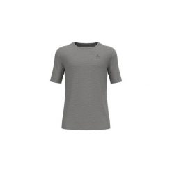 Koszulka termoaktywna z krótkim rękawem męska Odlo MERINO 200. Szare buty sportowe męskie Odlo, bez zapięcia, na fitness i siłownię. Za 375.80 zł.