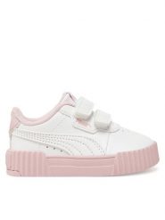 Puma Sneakersy Carina 3.0 Cutie V Inf 400920 01 Biały. Białe buty sportowe dziewczęce Puma, bez wzorów, ze skóry, bez zapięcia. Za 139.99 zł.